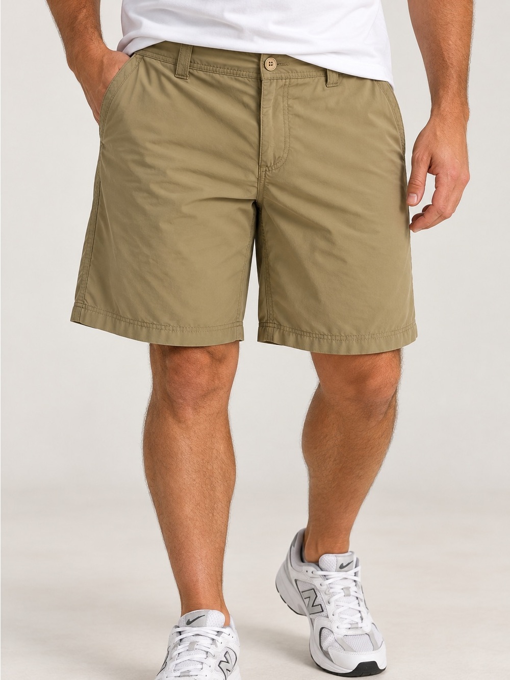 Columbia Men's Tan Flat-Front Performance Shorts